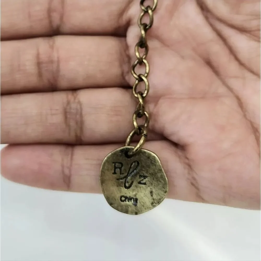 Luxe Rachel Zoe Multi Strand Bead and Charm Necklace NWOT - Picture 5 of 7